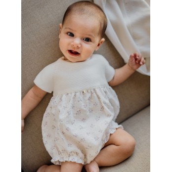 Fofo de manga curta com estampado floral | MY LITTLE LOVE
