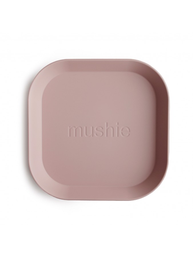 2 Pratos Quadrados - Blush