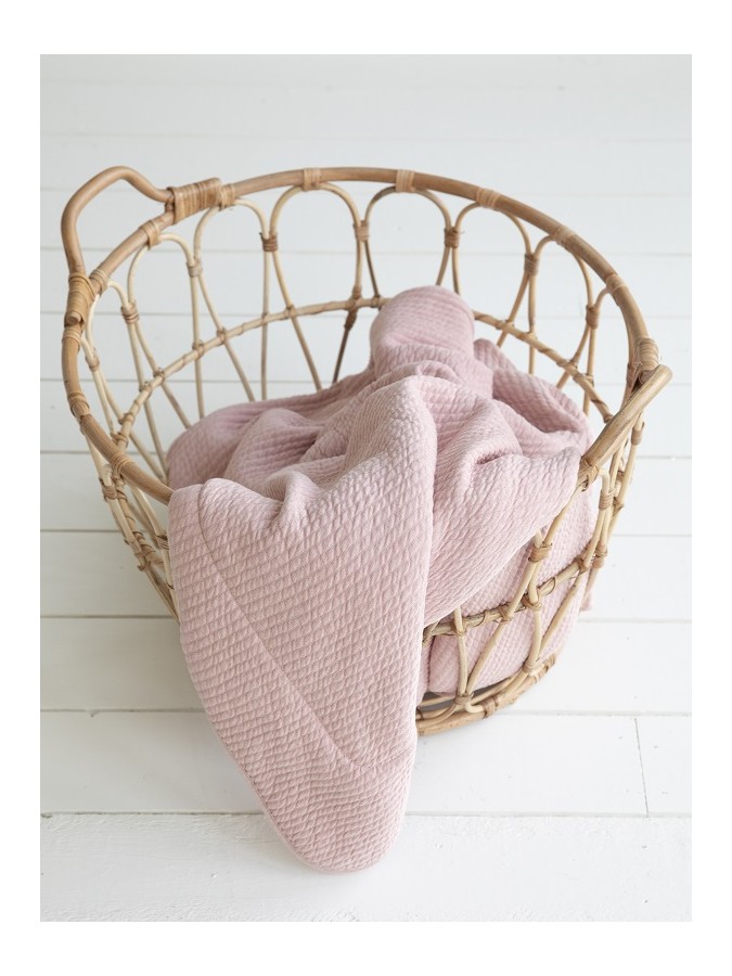 Cot blanket - Pure Pink