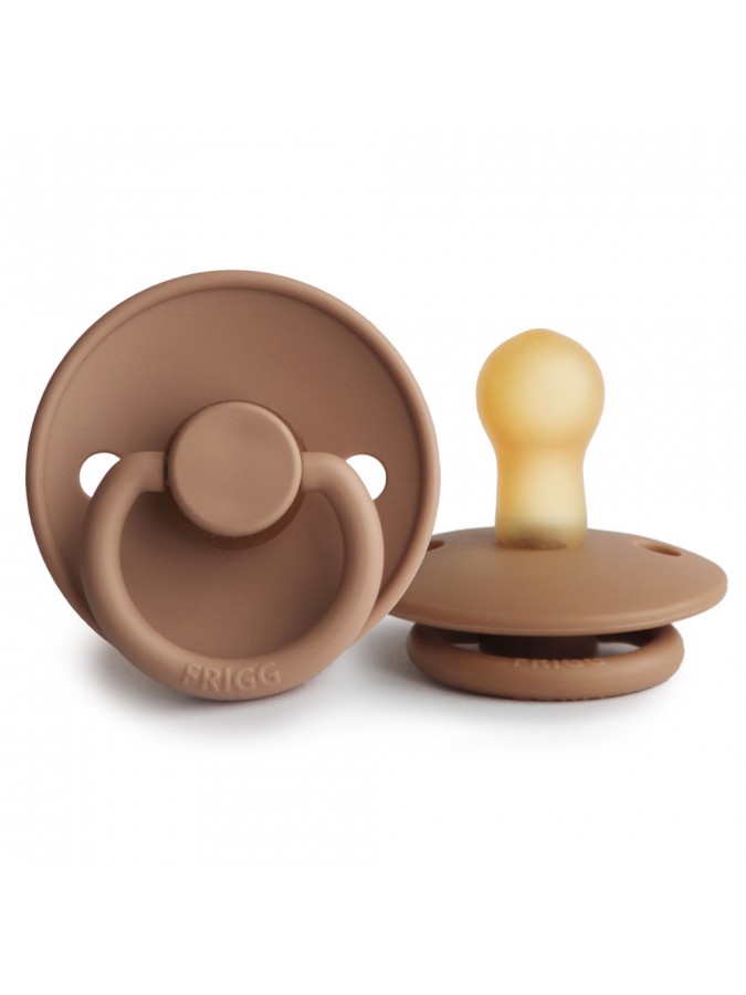Pacifier FRIGG Classic Latex - Peach Bronze