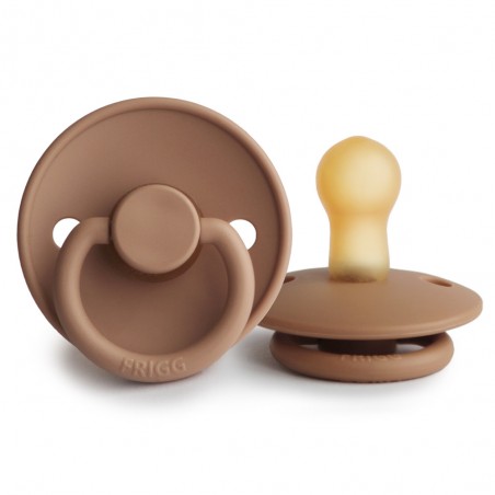 Pacifier FRIGG Classic Latex - Peach Bronze