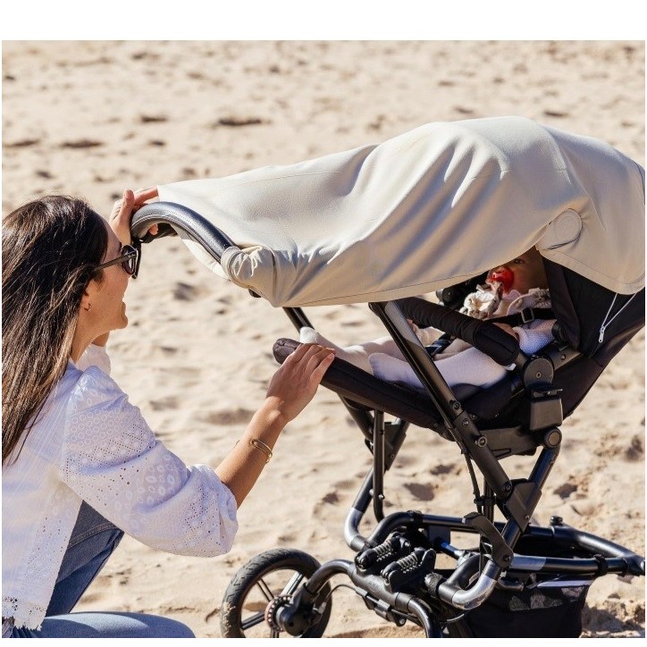 Leather swaddle clips - Beige