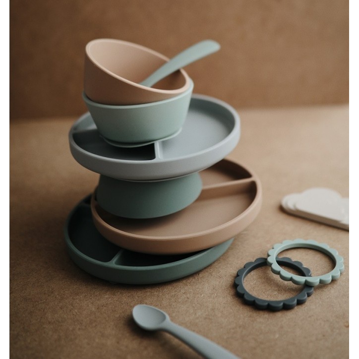 Colher Silicone - Powder Blue