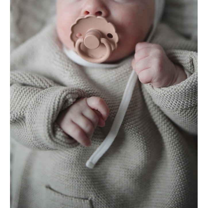 Pacifier Pack FRIGG Daisy Latex - Pink Cream/Pwd. Blush