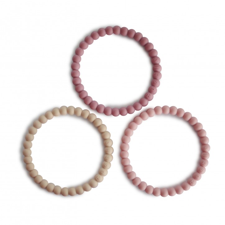 Mordedor Pearl Bracelets- Linen-Peony-Pale Pink