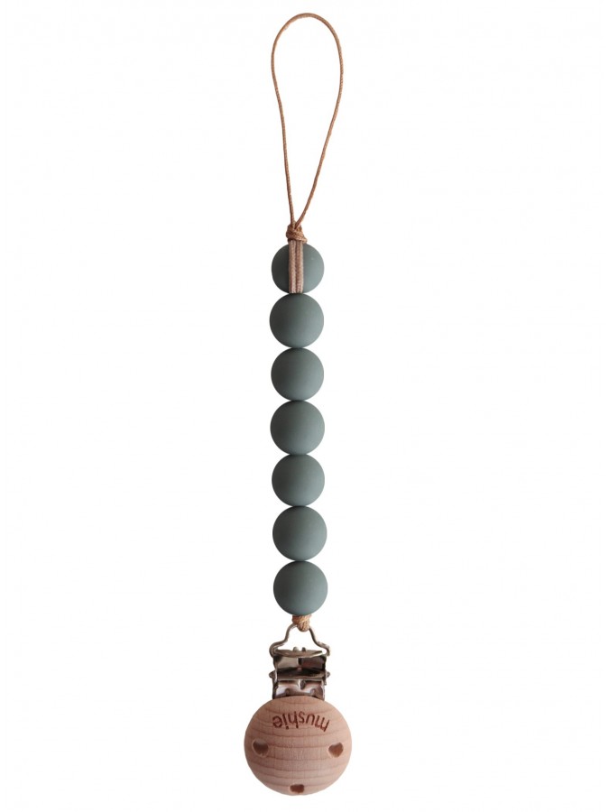 Pacifier Clip Halo - Dried Thyme