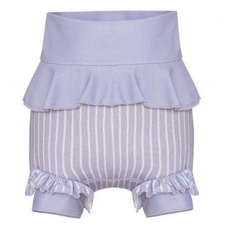 Calções de Banho Neopren - Lucy - Lavender Striped