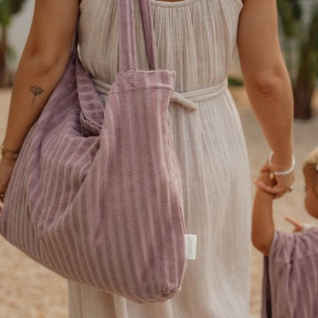 Beach Mom Bag - Mauve
