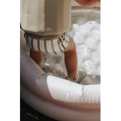 Calções de Banho Neopren - Olive - Mist/Pale Blue