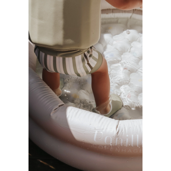 Calções de Banho Neopren - Olive - Mist/Pale Blue