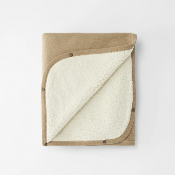 Multifunctionele Teddy Blanket -  Off Brown
