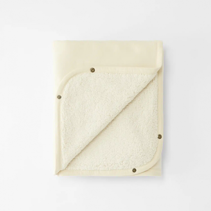 Multifunctionele Teddy Blanket -  Off White