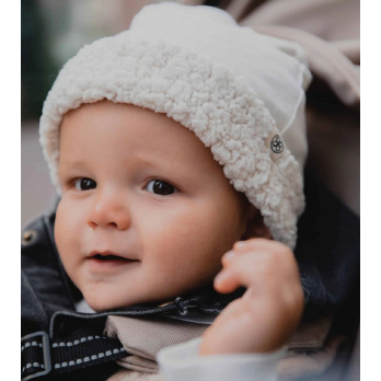 Reversible Teddy Hat - Off White