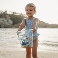 Shell Bucket  – Ocean Dreams Blue