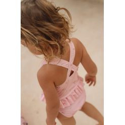 Bathsuit ruffles - Rosy Meadows