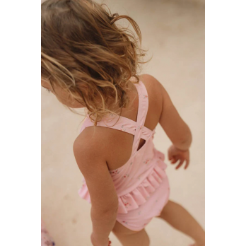 Bathsuit ruffles - Rosy Meadows