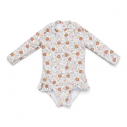 Bathsuit ruffles -  Vintage Little Flowers