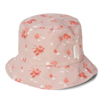 copy of Reversible Sun Hat - Coral / Lobster Bay