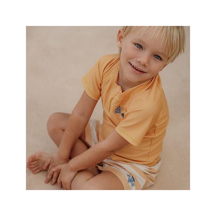 Swim T-shirt short sleeves - Honey Yellow Swim T-shirt short sleeves - Honey Yellow
