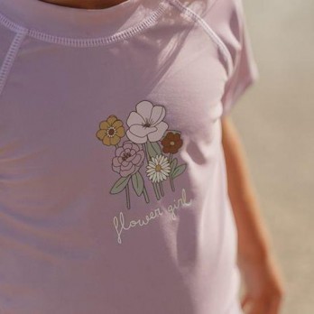 Swim T-shirt short sleeves - Mauve