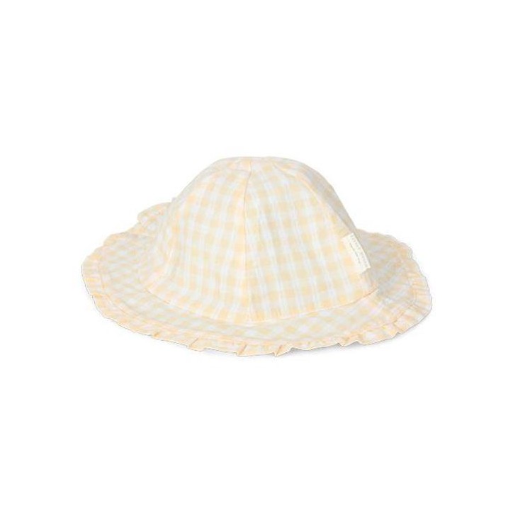 Reversible Sun Hat - Sea Green / Sunshine Checks