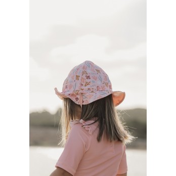 Reversible Sun Hat - Ocean Dreams Pink