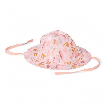 Reversible Sun Hat - Ocean Dreams Pink