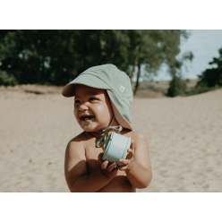 REVERSIBLE SUN HATS UPF 50+ OLIVE GREEN/SANDY BEACH