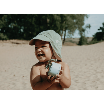 REVERSIBLE SUN HATS UPF 50+ OLIVE GREEN/SANDY BEACH