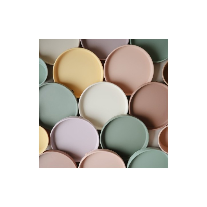 Prato Silicone Clássico com Ventosa - Solid Lilac