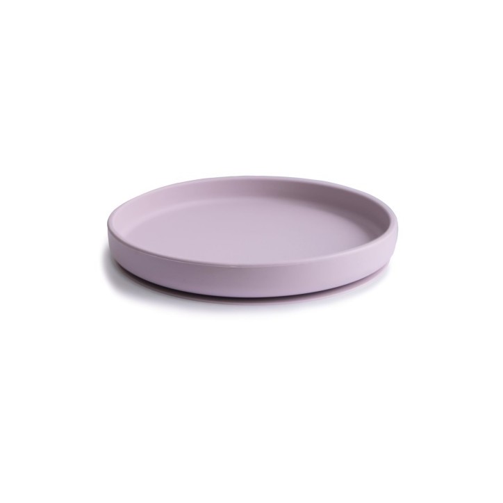 Prato Silicone Clássico com Ventosa - Solid Lilac