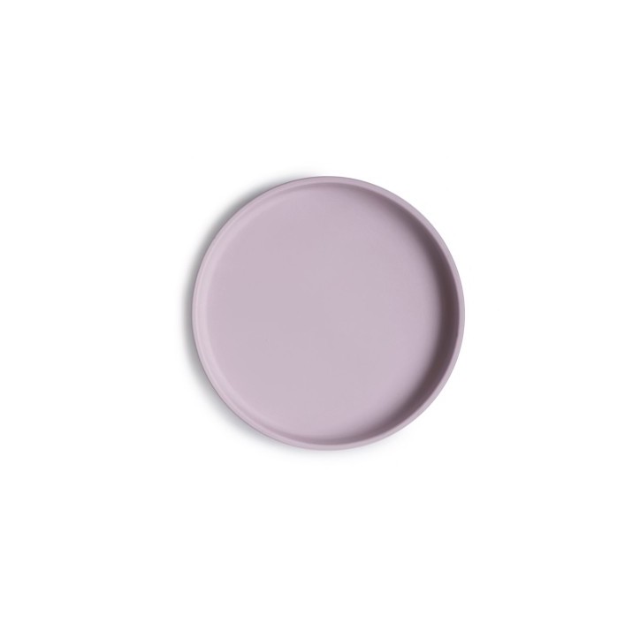 Prato Silicone Clássico com Ventosa - Solid Lilac