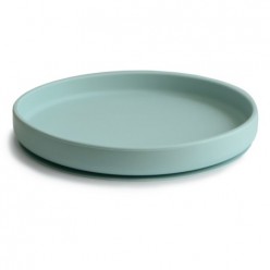 Prato Silicone Clássico com Ventosa - Solid Cambridg Blue