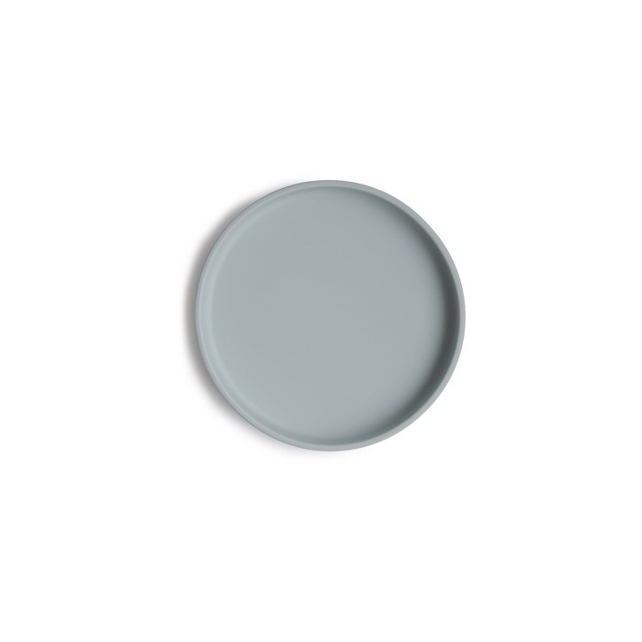 Prato Silicone Clássico com Ventosa - Solid Stone