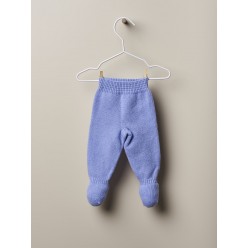 Knitted wool trousers