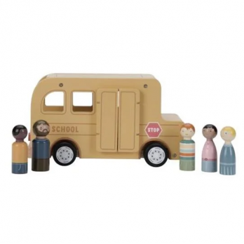 School Bus with Figures