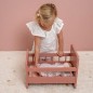 Wooden doll bed