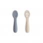 First Feeding Baby Spoons (2 Pack) - Tradewinds/Shifting Sand