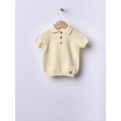 Camisola polo algodão