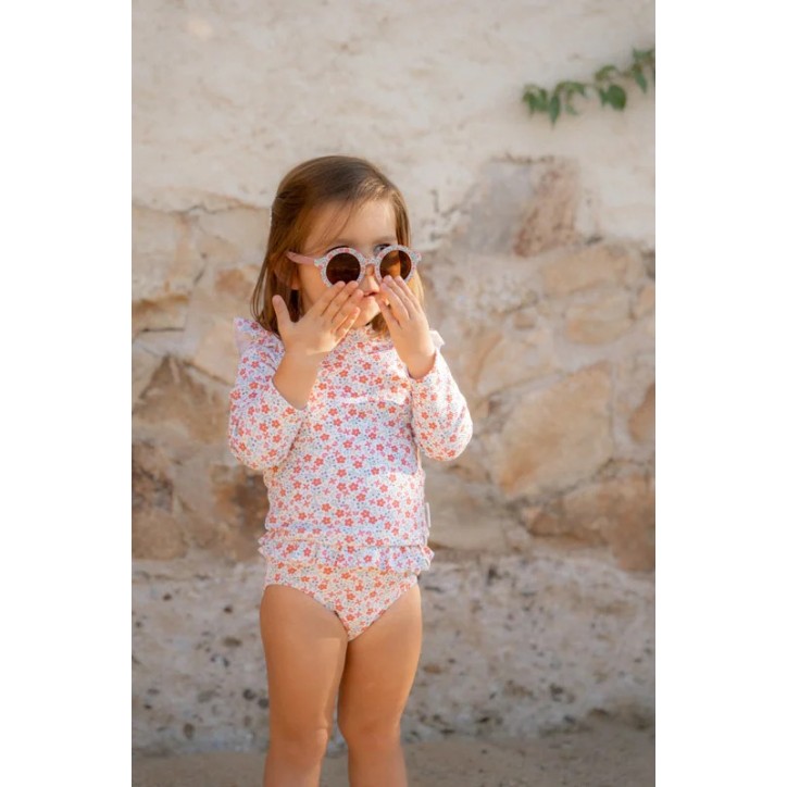 Children's Sunglasses - Round Flowers