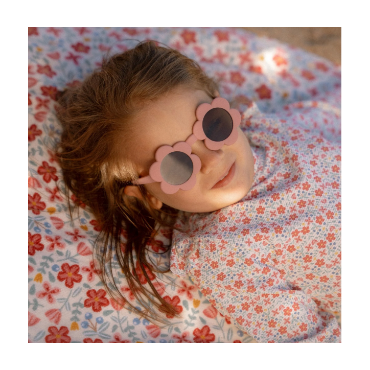Children's Sunglasses - Flower Pink