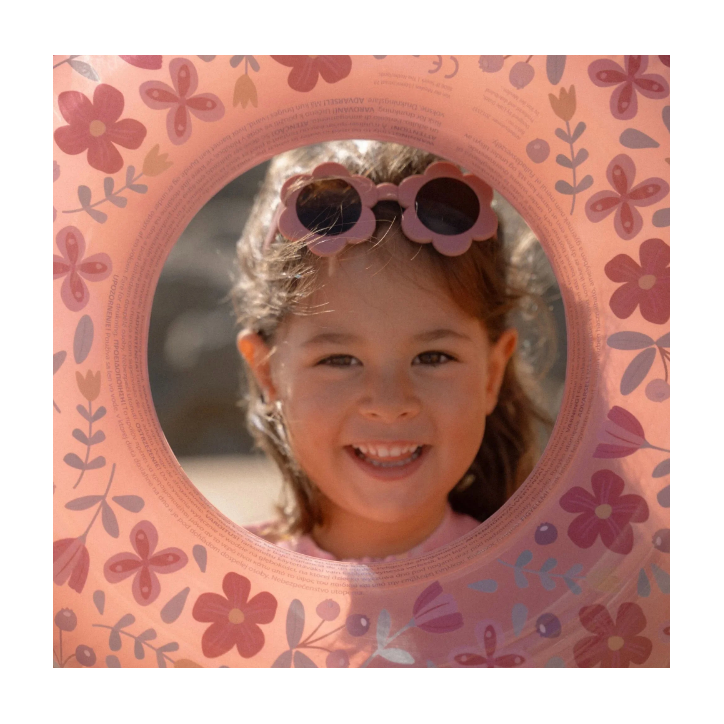 Children's Sunglasses - Flower Pink