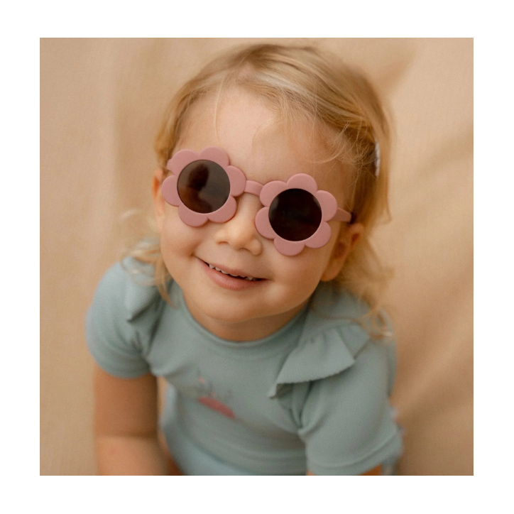 Children's Sunglasses - Flower Pink