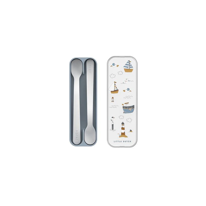 Set de 2 Colheres de Bebé Longas – Sailors Bay