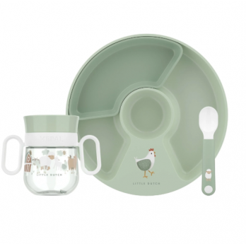 Conjunto de Refeição de Bebé 3 Pcs - Little Farm