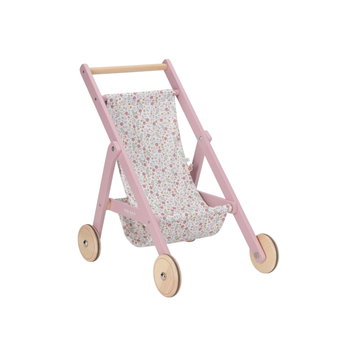 Wooden Doll Stroller