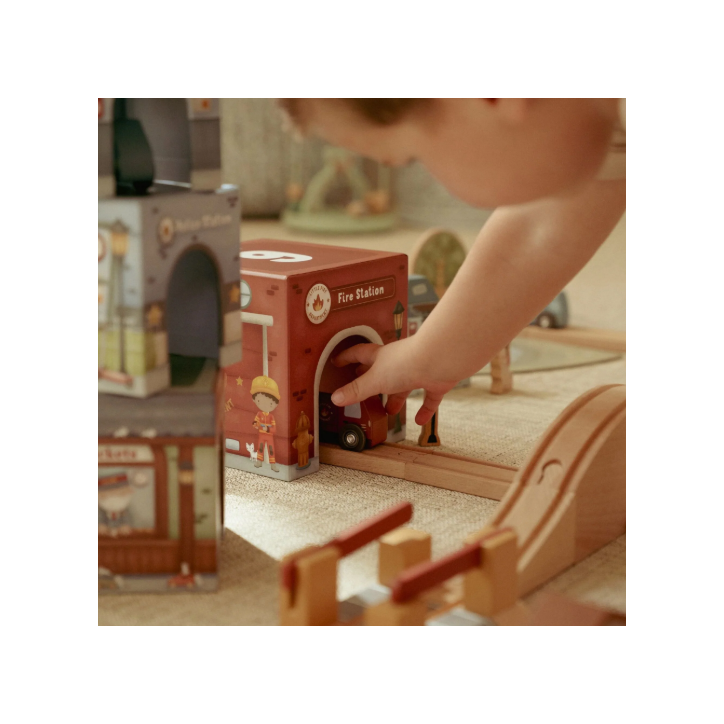 Stacking Blocks with Cars