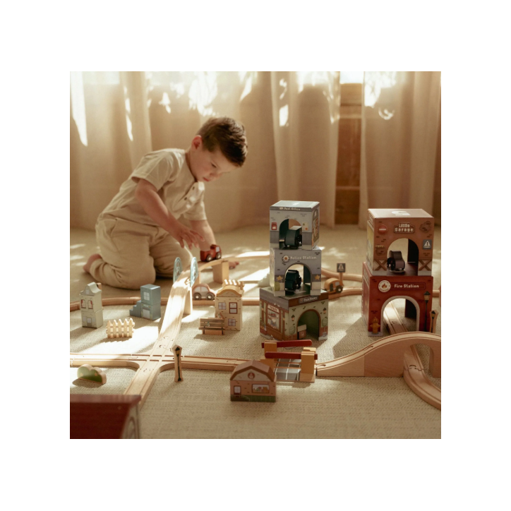 Stacking Blocks with Cars