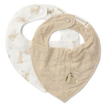 2-pack Bandana Bib - Newborn Naturals - Baby Bunny