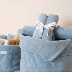 Swaddle 70x70 - Pure Denim Blue